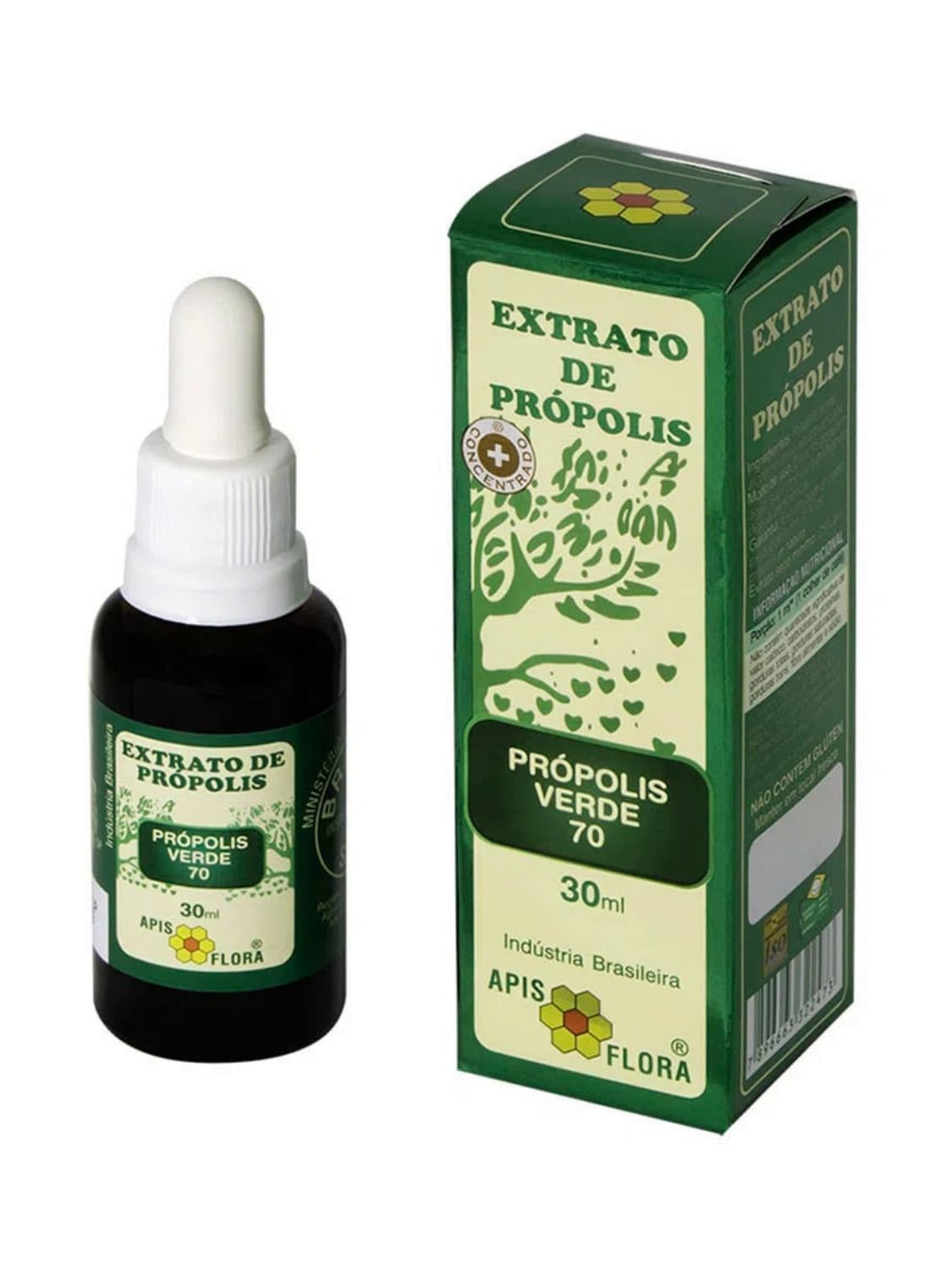 Extrato de própolis 70% verde 30 ml Apis Flora