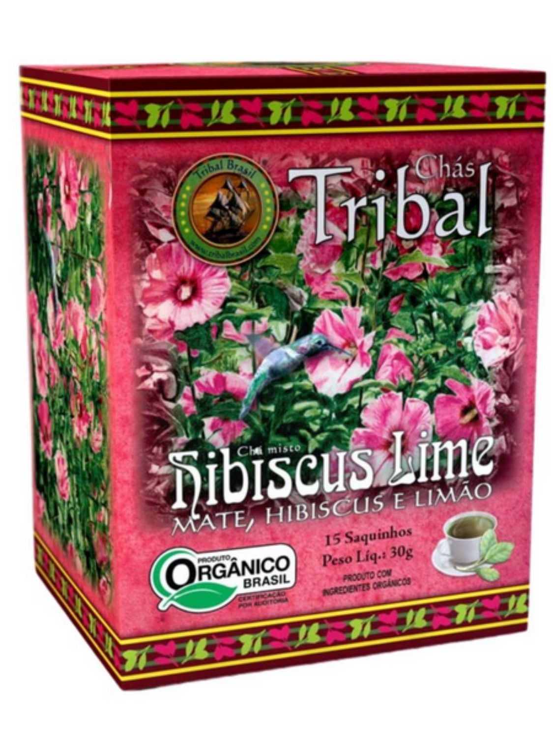 Tribal Mate Hibiscus lime com 15 saches