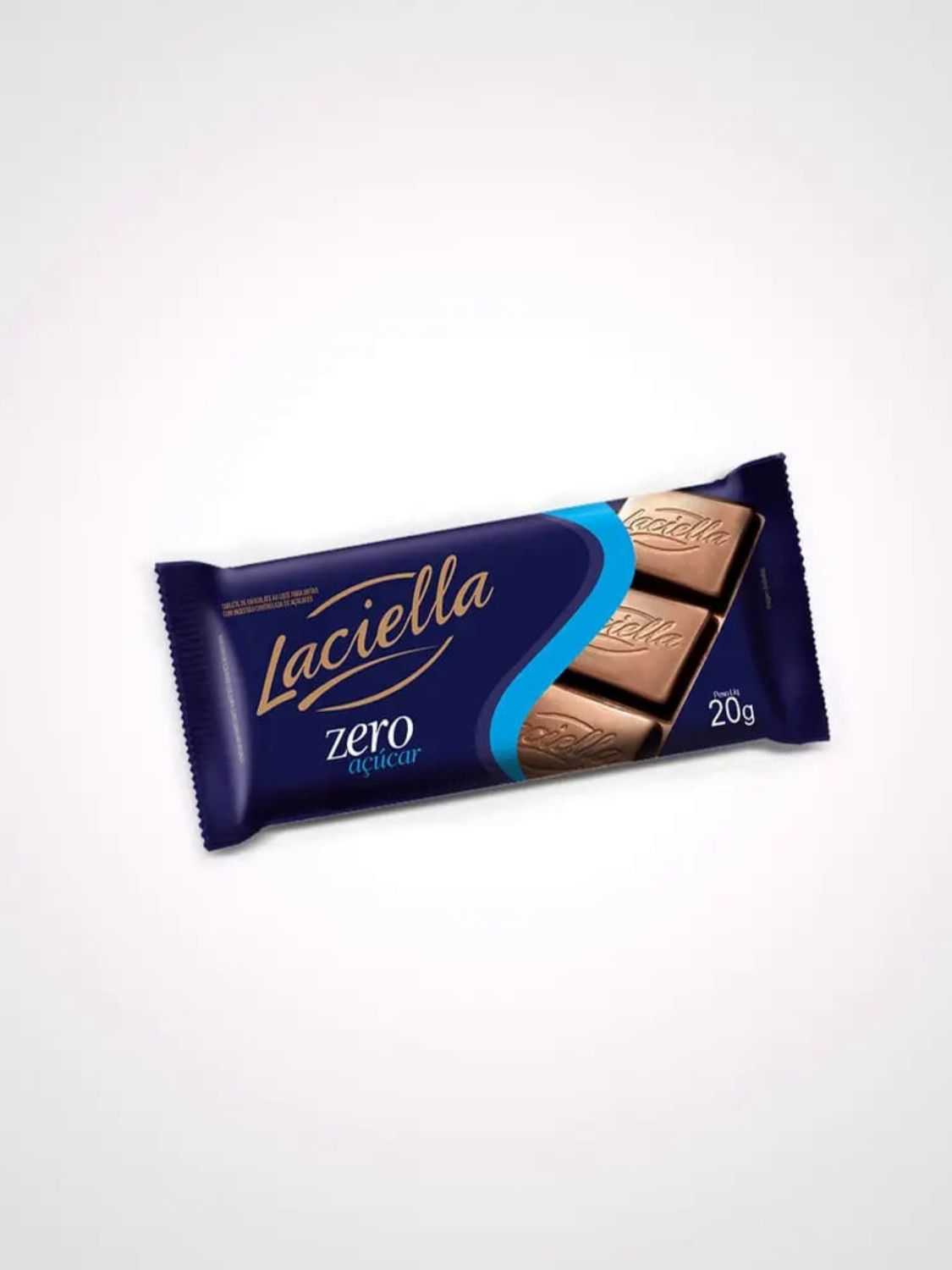 Chocolate Ao leite zero açucar 20g Laciella
