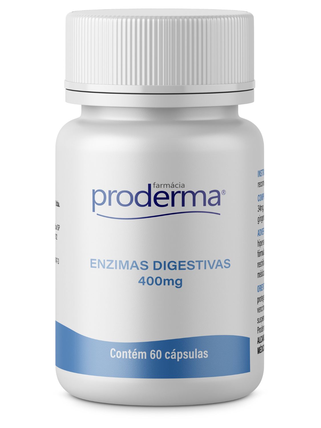 Enzimas Digestivas 400mg 60cápsulas