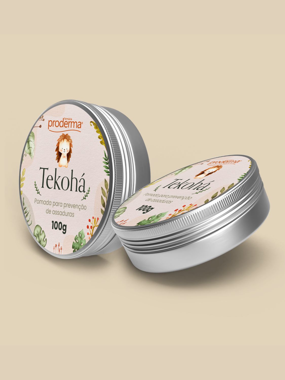 Linha Tekohá Pomada para prevenção de assaduras (100g)