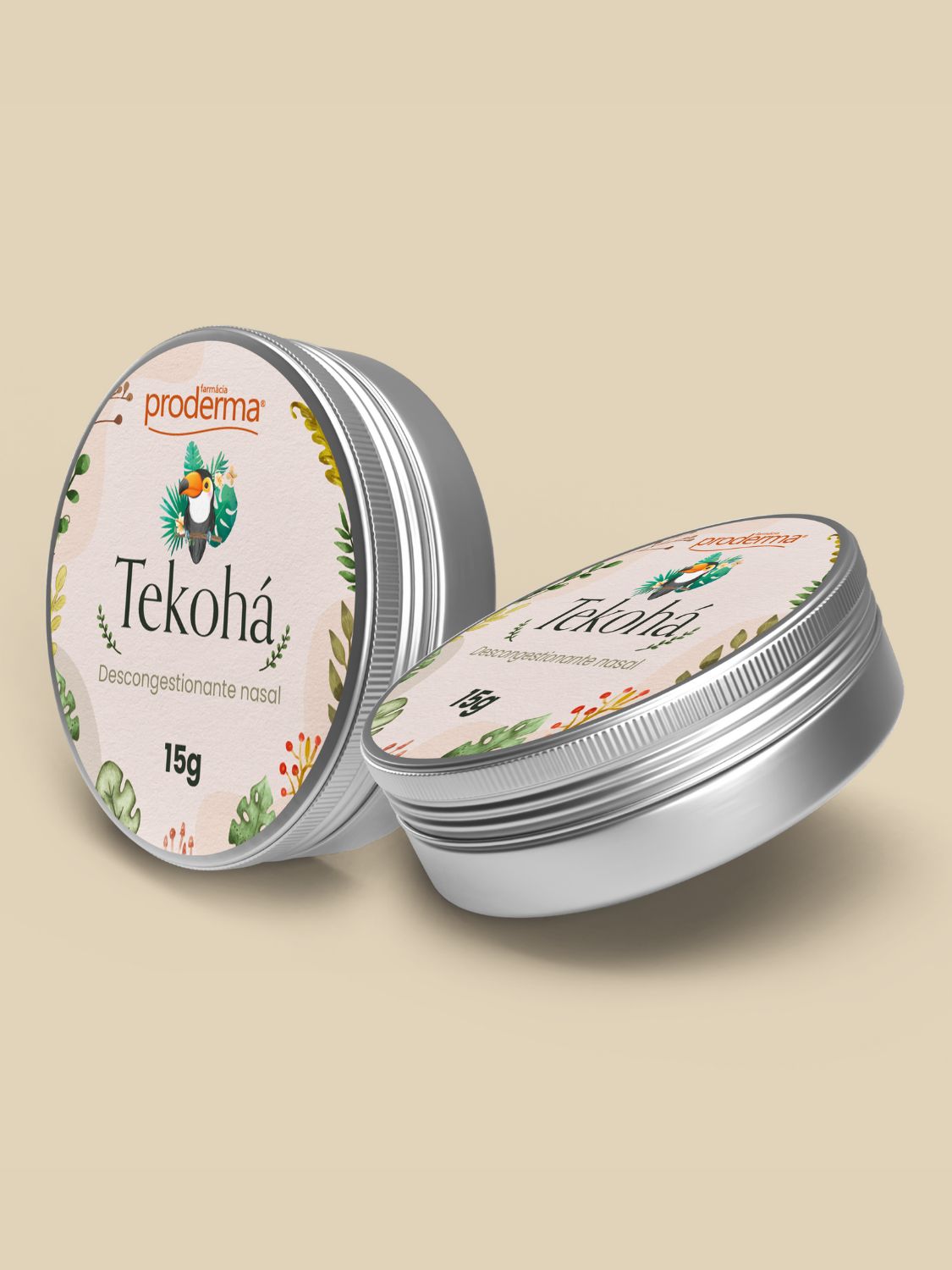 Linha Tekohá Descongestionante Nasal em lata (15g)