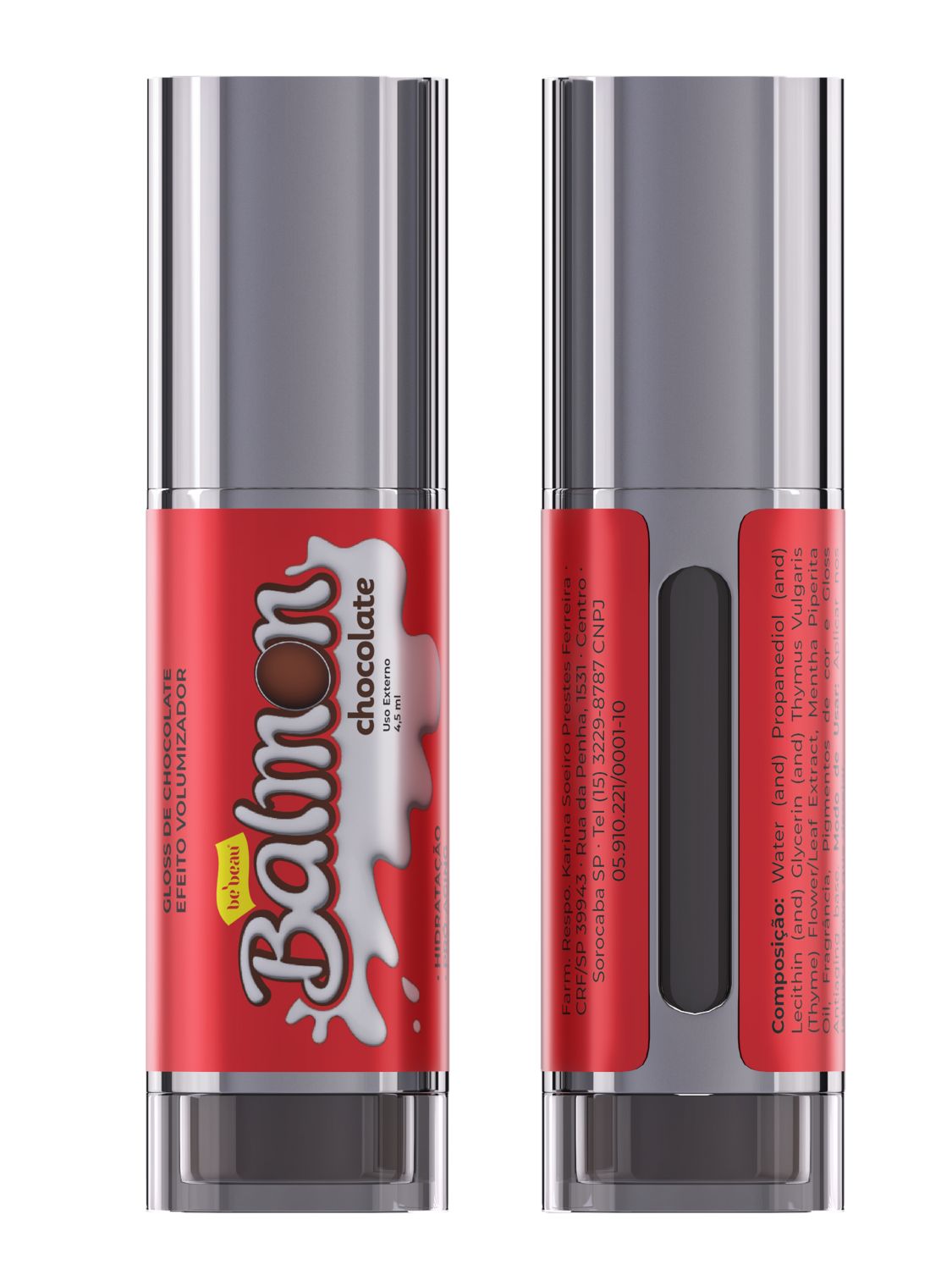 Balmon Gloss de Chocolate com menta 4,5ml
