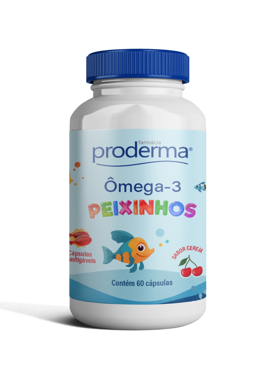 Óleo de Peixe mastigável 450MG 60 Cápsulas