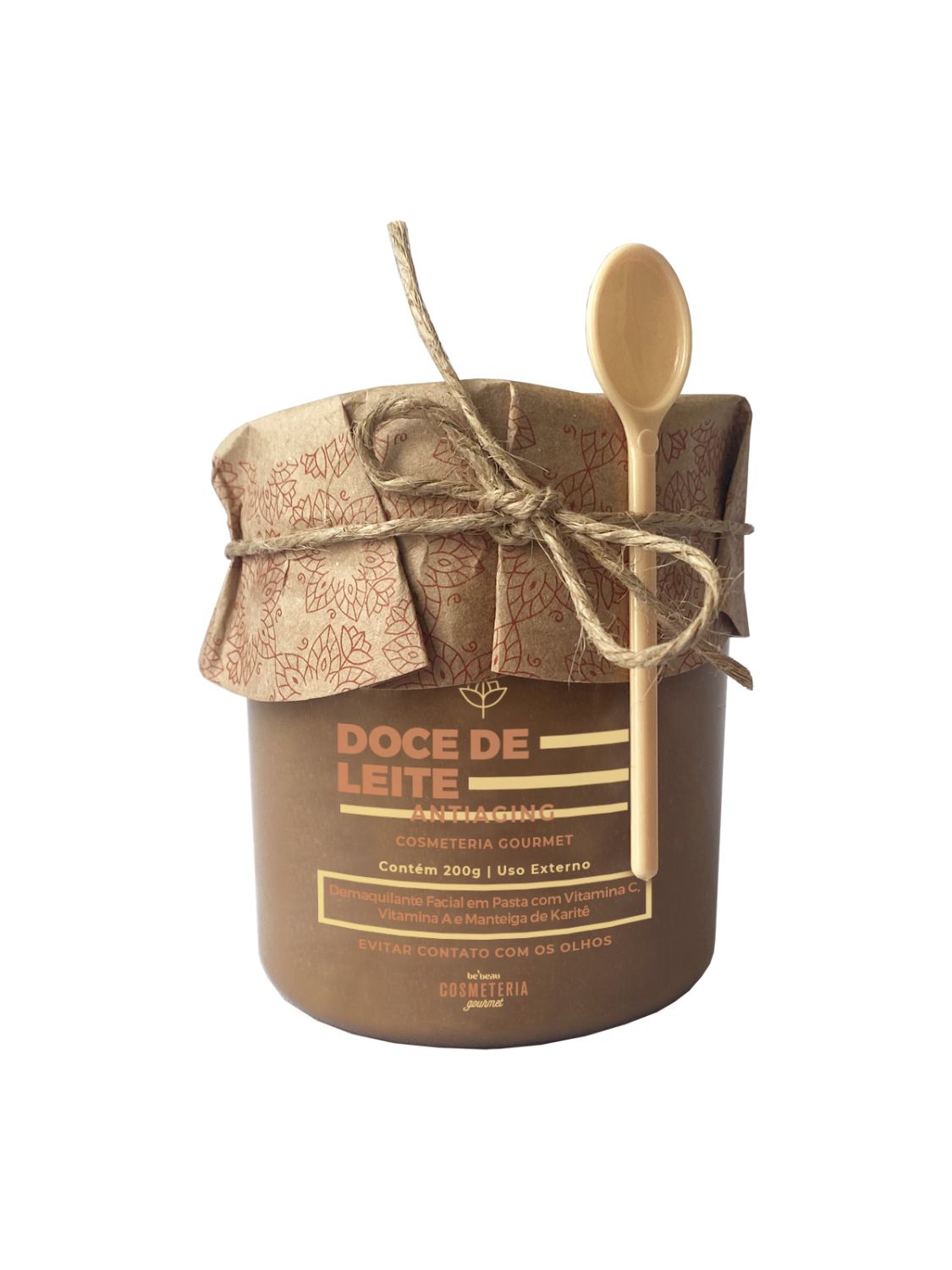 Doce de leite demaquilante facial em pasta 200mL