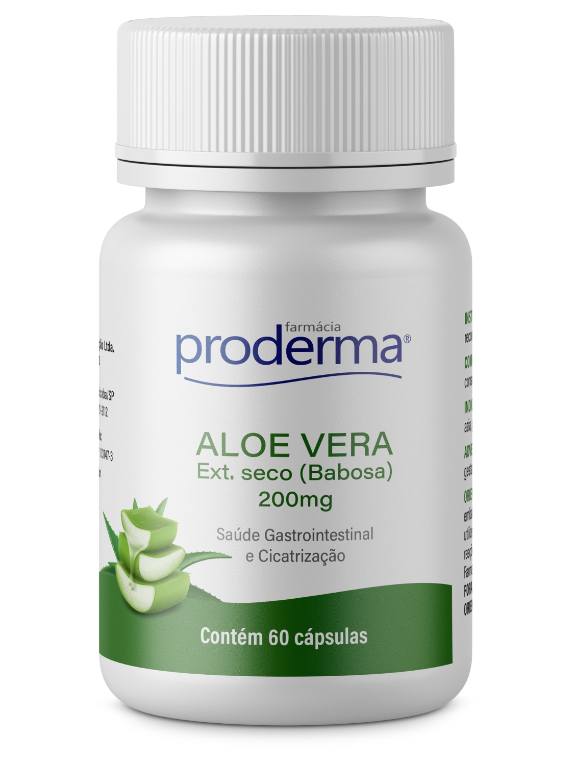 Aloe Vera 200MG 60Cápsulas