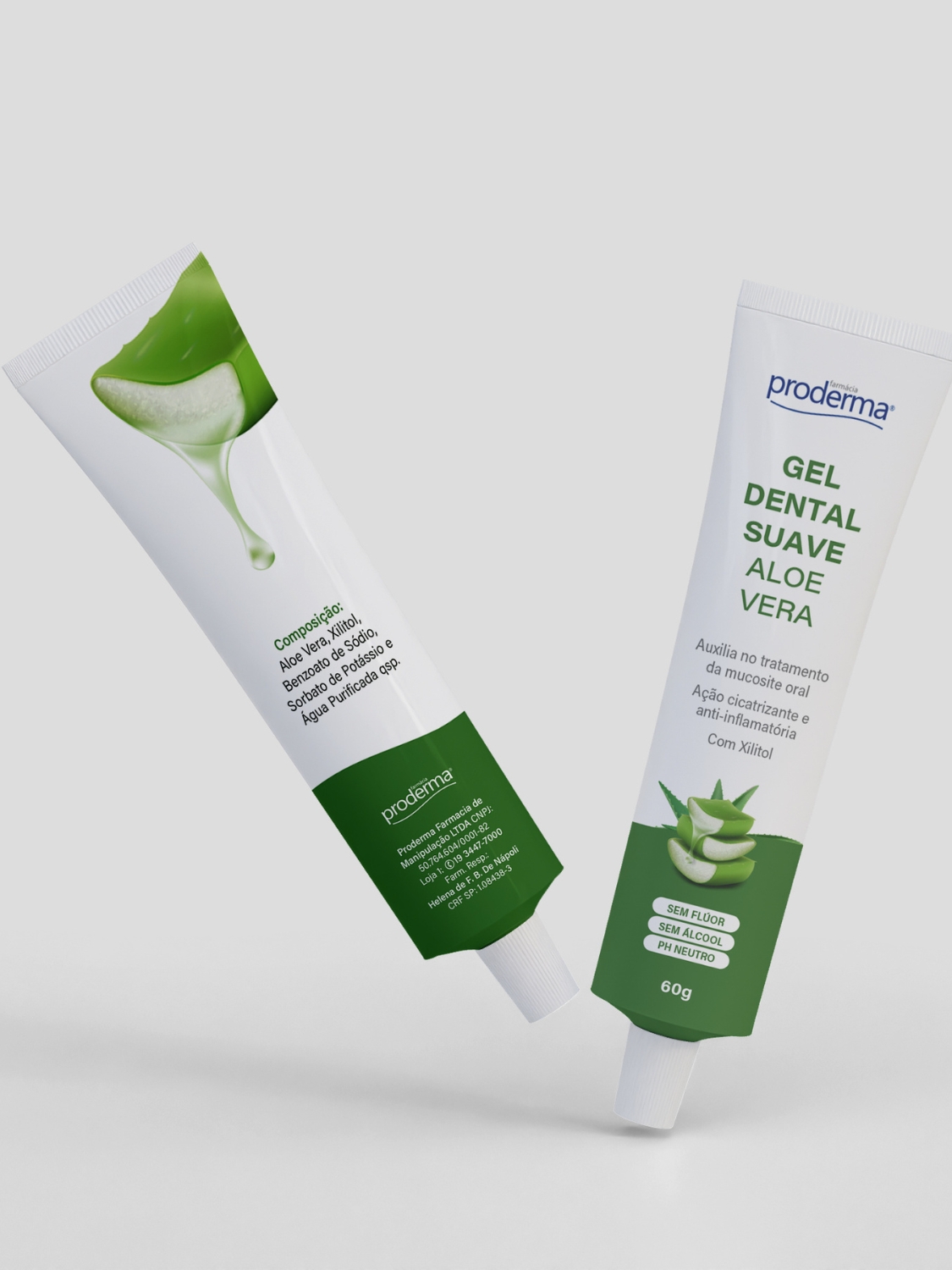 Gel dental de aloe vera 60g