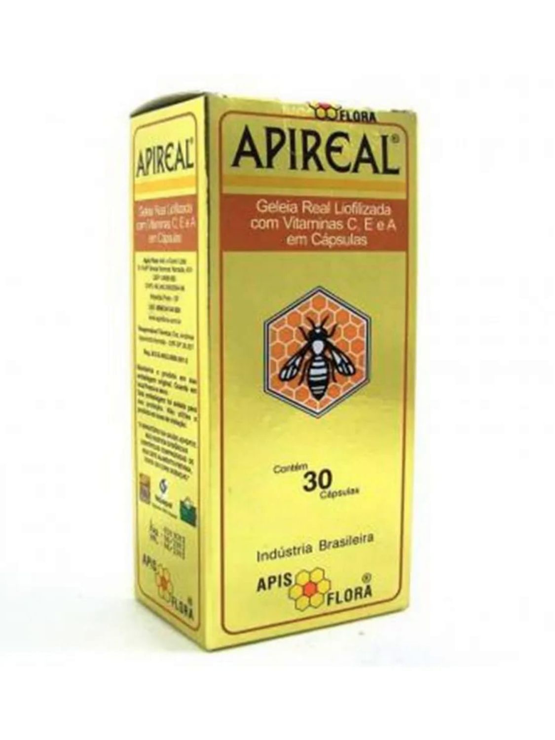 Geléia real liofilizada 30 cápsulas Apis Flora
